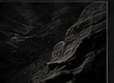 Roche noire texturée