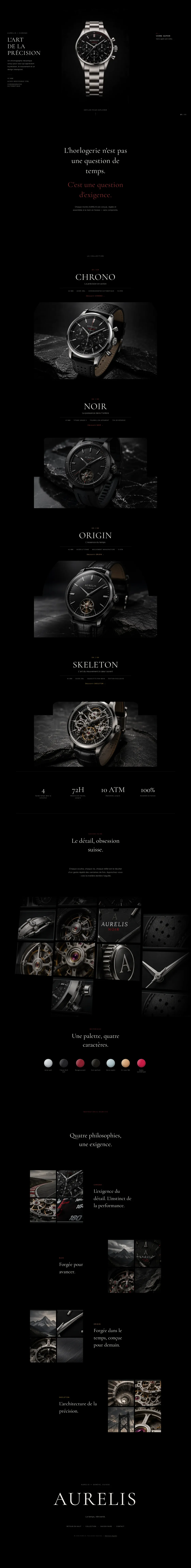 Le site AURELIS, capture de la page entière